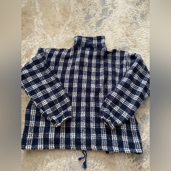 Rare Vintage Ron Jon Surf Shop Heavy Beach 1/4 Sweatshirt Zip Blue White XL - Picture 9 of 12